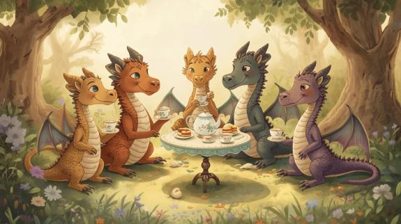 Tea Time with Dragons