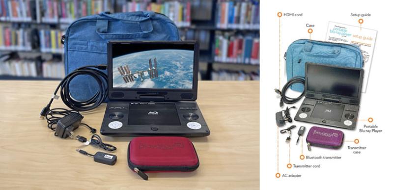 FVRL Blu-Ray Play Kit with diagram of contents.