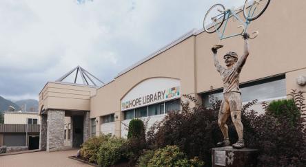 The exterior of the Hope Library in BC.