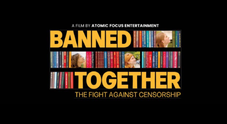 Movie poster for documentary "Banned Together - The Fight Against Censorship".