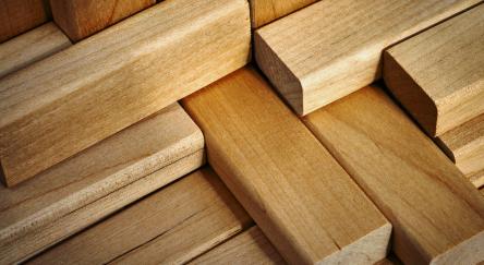Background texture of wooden blocks.