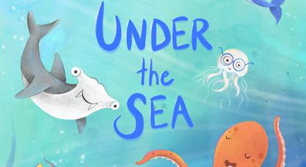 BC Summer Reading Club 2026 poster with bright illustrations of sea animals in the ocean.