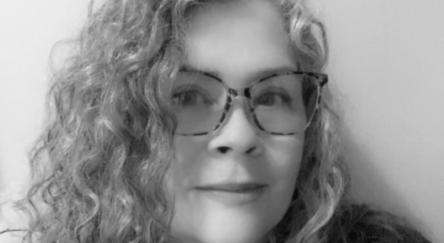 Dr. Leah M. Kelley, MEd, black and white bio pic.