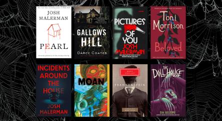 A selection of horror novels for Halloween.