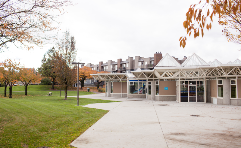 Exterior view of Chilliwack Library.