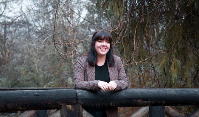 Picture of author R.S. Twells standing on a bridge