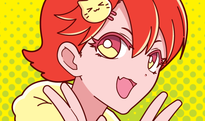 Happy anime person illustration 