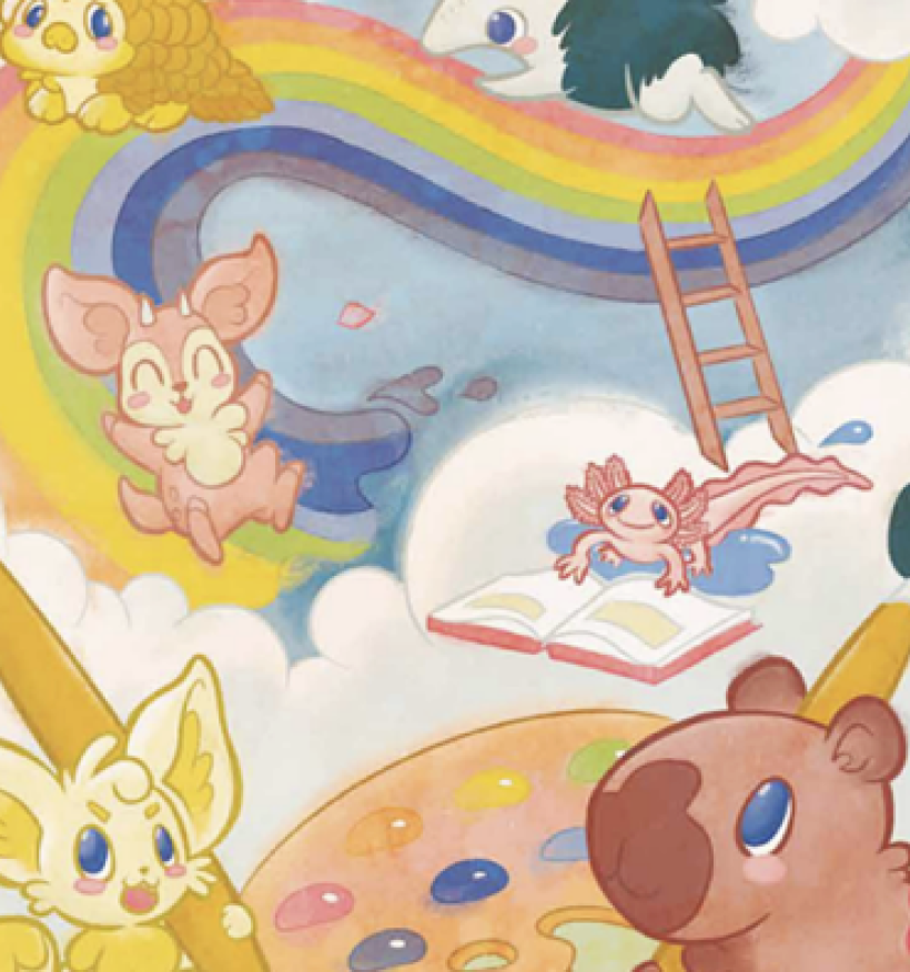 kids summer reading club artwork